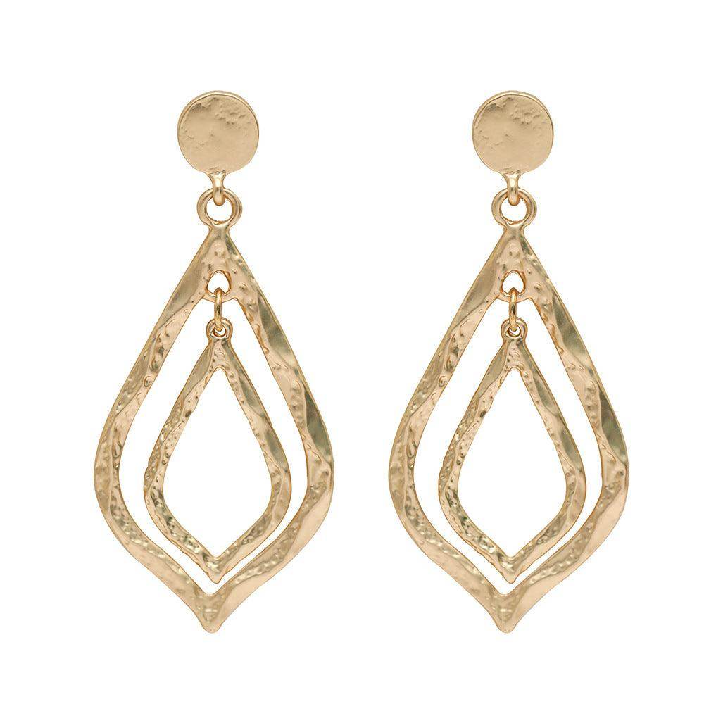 Stylish earrings with high quality geometric earrings 657592020628 - COCOMELODY